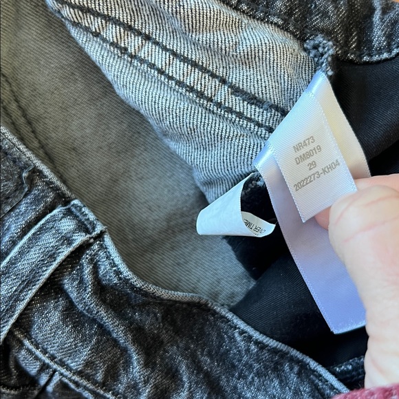 Madewell Perfect Vintage Wide-Leg Crop Jean Black Robles Wash Size 29 - Picture 8 of 8